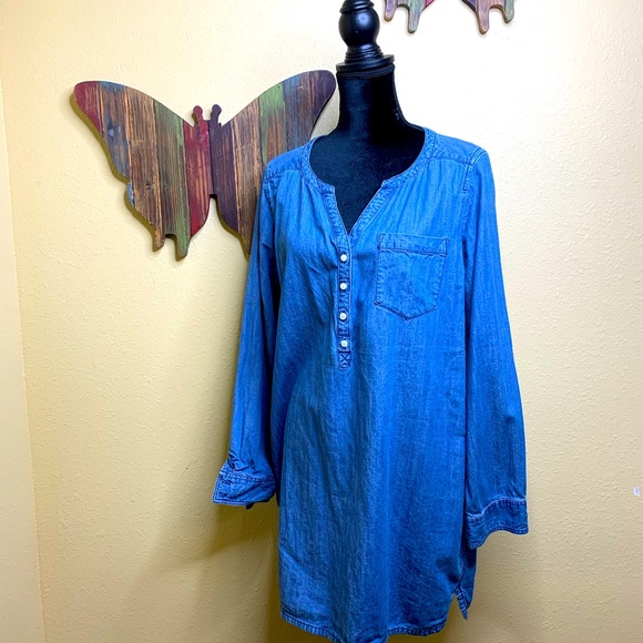 Express Dresses & Skirts - Express Jean Shirt Dress